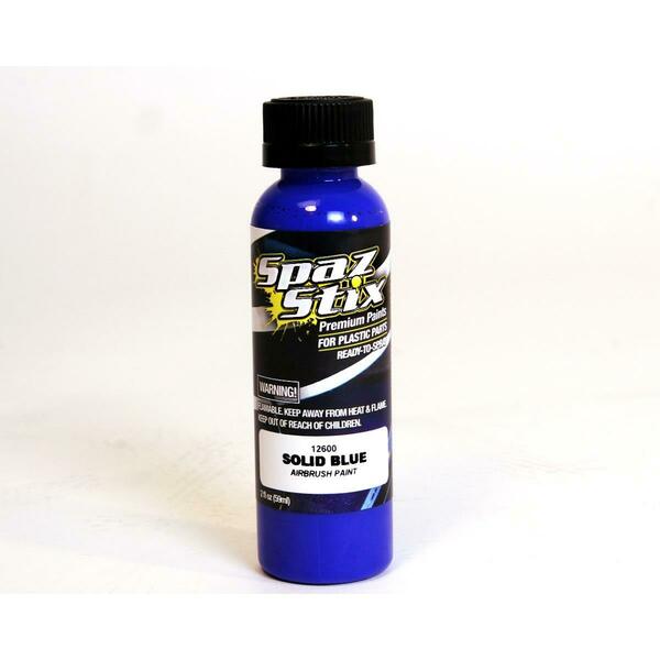 Spaz Stix Solid Blue Airbrush Paint - 2 oz SZX12600